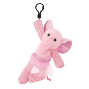 Scentsy Buddy Clip Allegra the Elephant Plush Keychain With Scent Pak Pocket